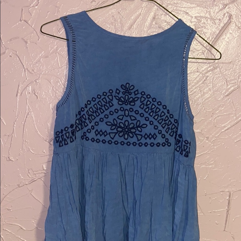 Denim tank top